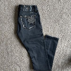 Miss Me Black Skinny Ankle Jeans - Size 27
